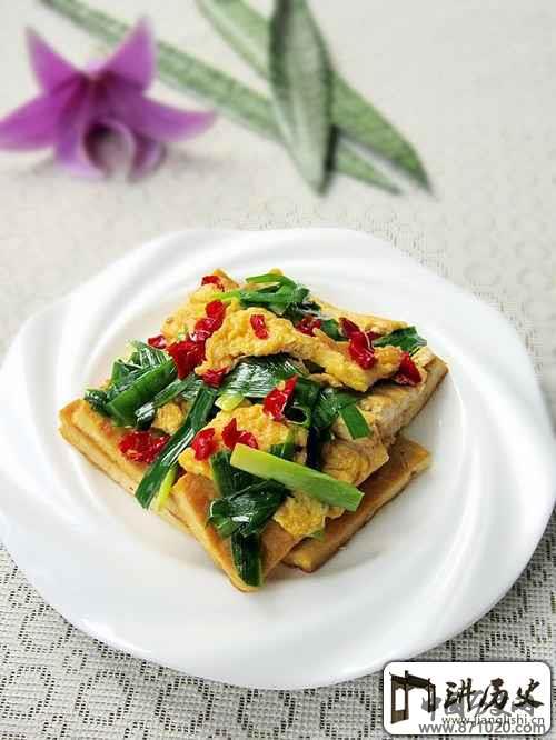 韭菜鸡蛋炒豆腐怎么做好吃