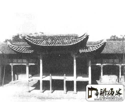 广丰县龙溪祝氏祠堂戏楼