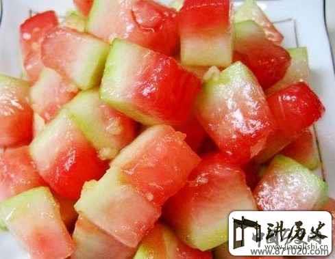 凉菜做法推荐：凉拌西瓜皮的做法