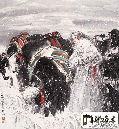 杜滋龄人物画作品欣赏