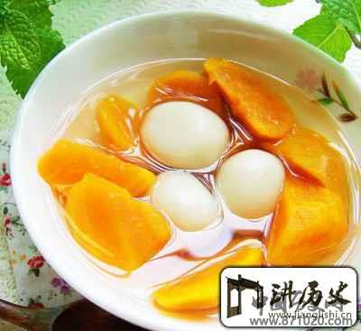 冬至吃汤圆红薯汤圆制作方法