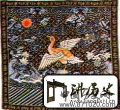 清代文四品补子