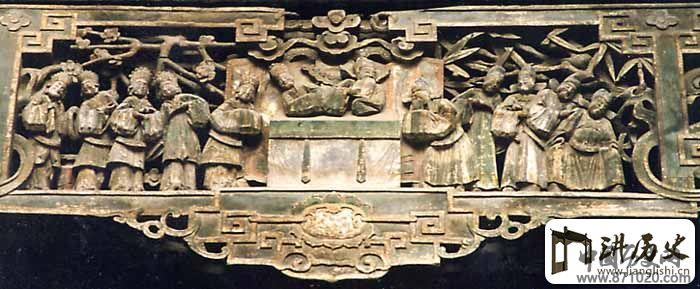 山西平遥木雕中的戏楼(1)