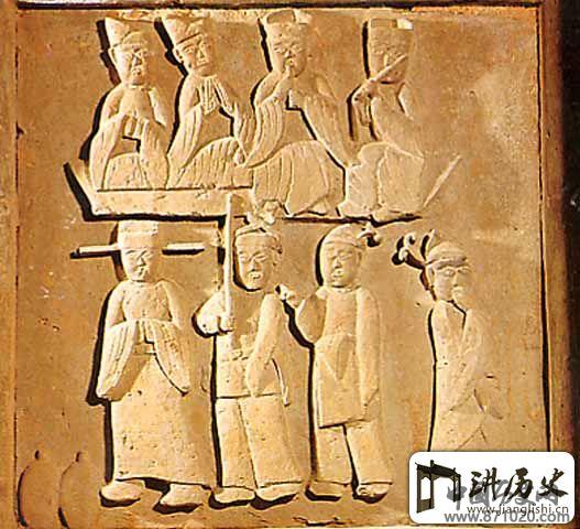 山西稷山县马村段氏家族墓室壁画(1)