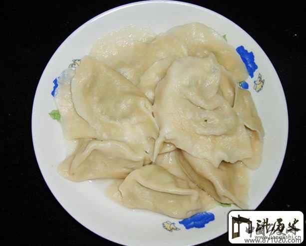 冬至吃饺子西瓜饺子的制作