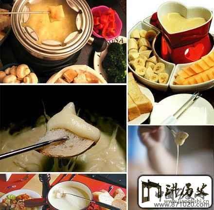 瑞士特色美食:奶酪火锅