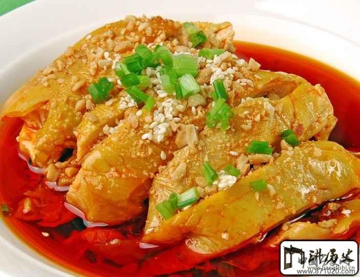 川菜特色：川味口水鸡