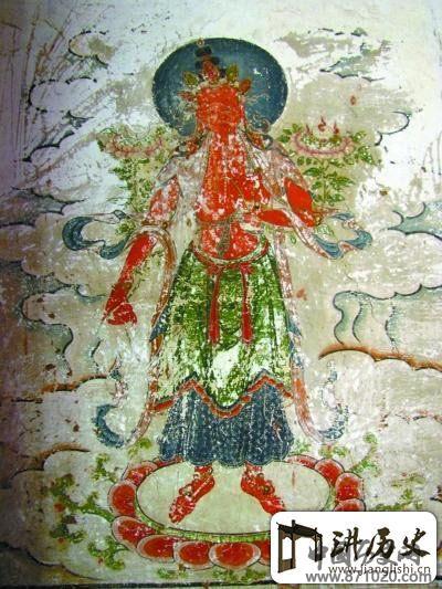 清代壁画修复后惨不忍睹：面目全非红配绿