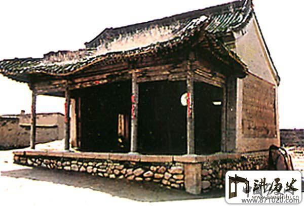 呼和浩特市郊区甲兰板古戏台
