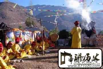 普米族丧葬习俗普米族神圣的火化仪式