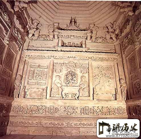 山西侯马出土的金董氏墓戏台模型(1)