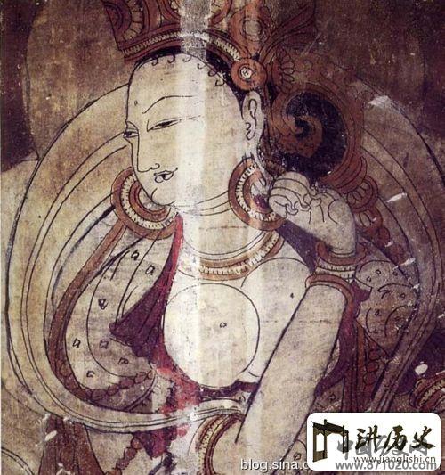 托林寺过渡时期画风的壁画