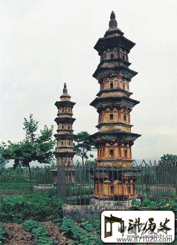 浙江温州广福寺双塔