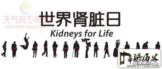 2015世界肾脏日是几月几日主题是什么_万年历