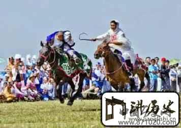 柯尔克孜族习俗柯尔克孜族风情“追姑娘”