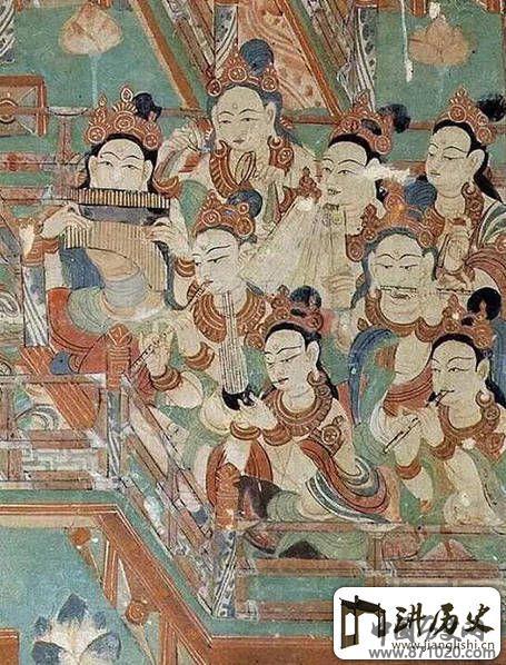 敦煌壁画中那些稀奇乐器