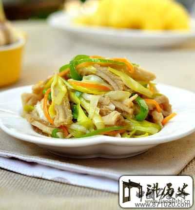 家常菜推荐：韭黄炒肚丝
