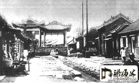 威海城里十字口关帝庙戏楼