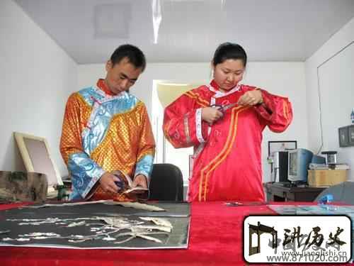 赫哲族非物资文化遗产介绍赫哲族鱼骨工艺