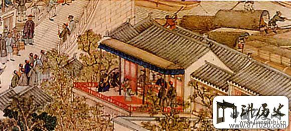 《盛世滋生图卷》里的青楼歌台