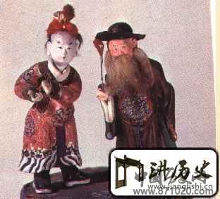 清代戏曲泥塑之二