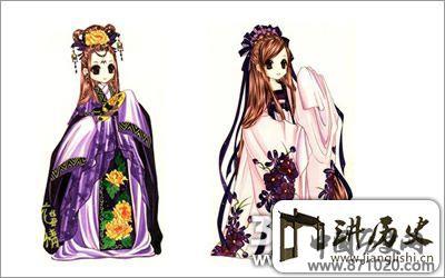 汉服图片大全，汉服手绘图片