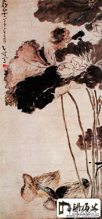 黄慎花鸟画作品欣赏
