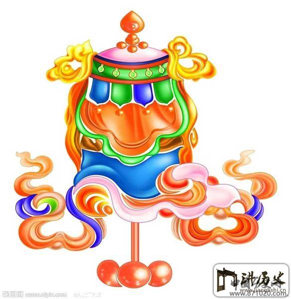 凯旋之帜——藏传佛教八吉祥之胜利幢