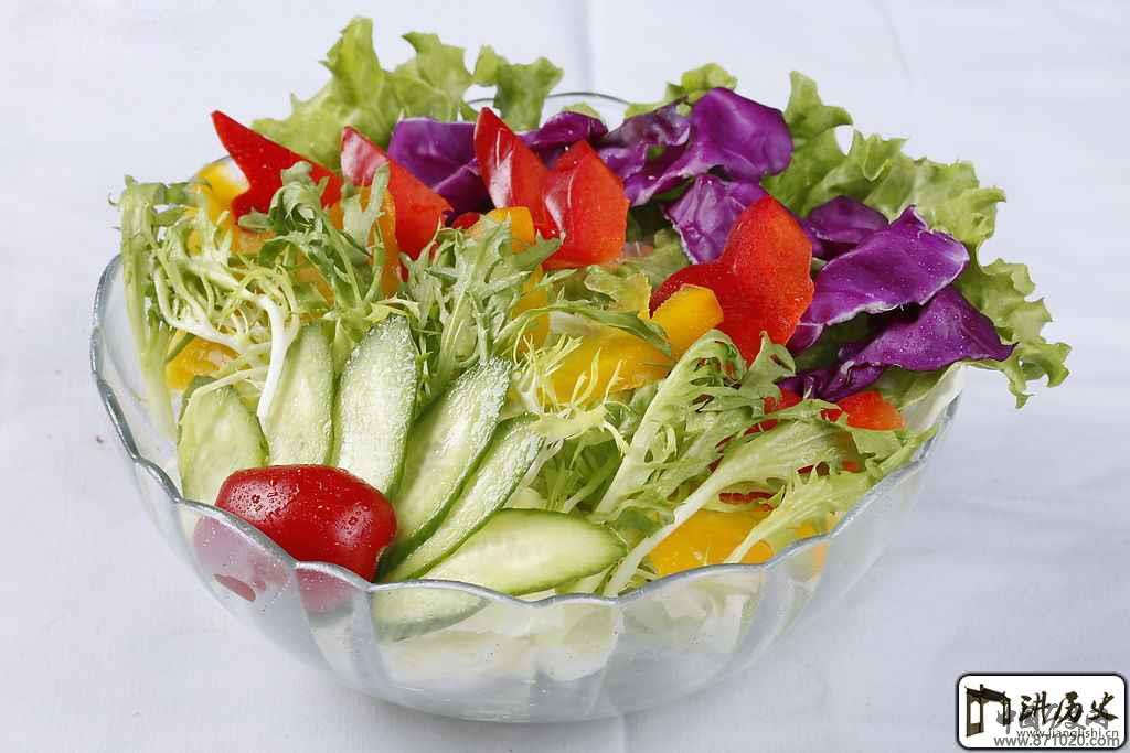 美国家常菜精美蔬菜沙拉