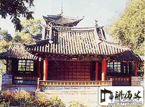 丽江龙神祠古戏台