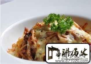 意大利料理：香草肉酱焗意大利面