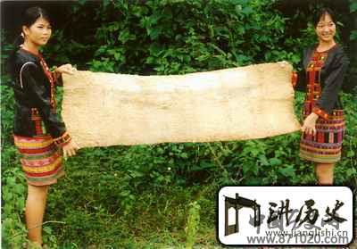 海南－黎族树皮布制作工艺