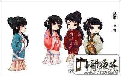 汉服图片大全，汉服手绘图片